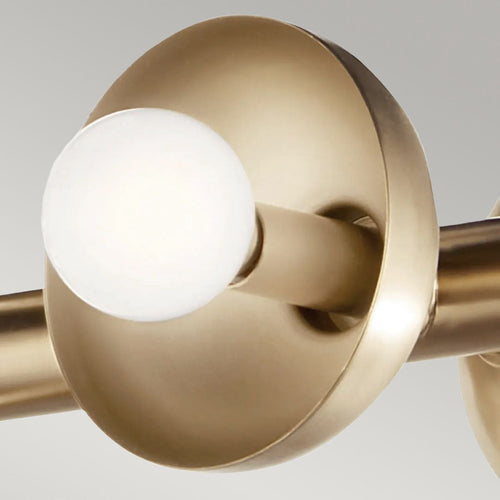 Bar Pendelleuchte Deckenleuchte Modern Champagner Bronze 10x E14