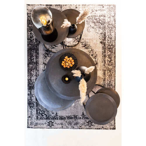 Light & Living bijzettafel TALCA - zwart - Ø40cm - vtwonen shop