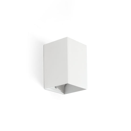 Faro Lune Square Wandlamp Wit 1x GU10