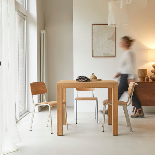 Tikamoon Massief teakhouten tafel voor 2/4 personen - Naturel - vtwonen shop