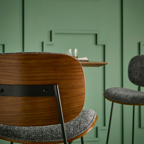 Signature - OLYMPIA Set van 2 stoelen - Grijs - 94,5x48,5x51 cm