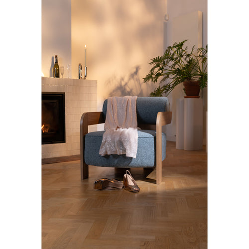 Zuiver Oolong Fauteuil Blauw/ Grijs - vtwonen shop