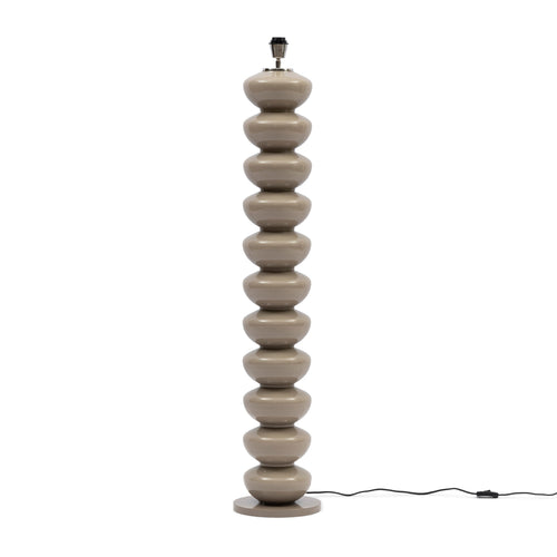 Rivièra Maison RM Beaugrand Floor Lamp flax XL - Glas, Metaal, IJzer - Flax - vtwonen shop