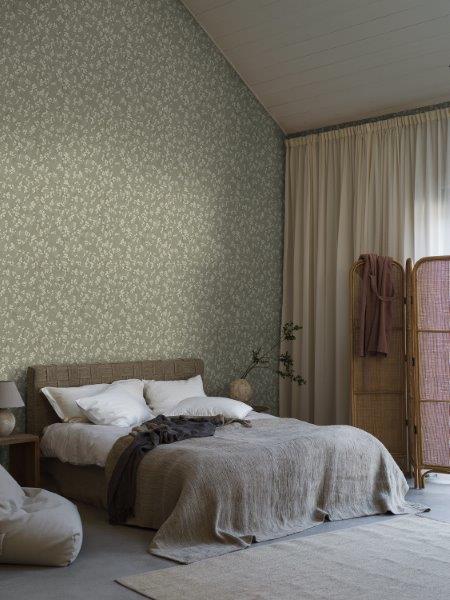 Borastapeter behang bloesemtak groen - 53 cm x 10.05 m - 660358 - vtwonen shop