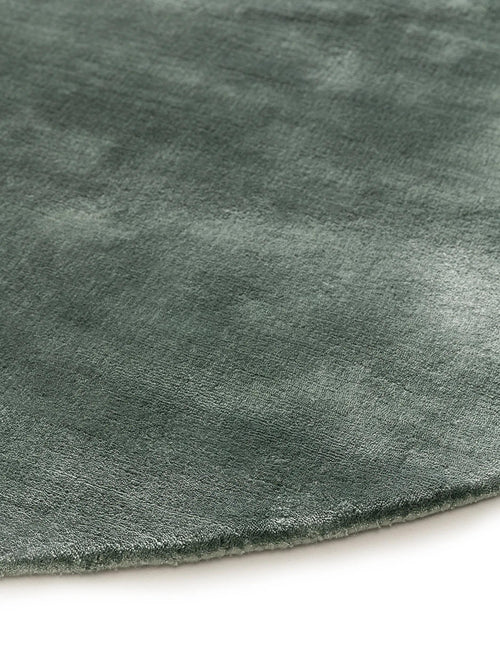 benuta viskose vloerkleed Nela - groen - ø 160 cm