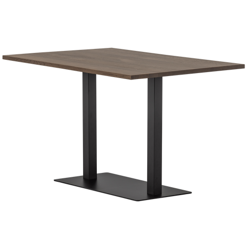 WOOOD eettafel recht vingerlas Tablo - Eiken - Cashmere Brown - 120x80