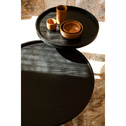 Zuiver Jason Bijzettafel Rond 46 cm Zwart - vtwonen shop