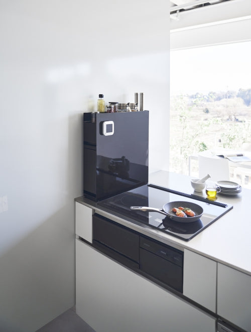 Yamazaki Kruiden- en Olierek Uitschuifbaar - 2 niveaus - Tower - Zwart - vtwonen shop