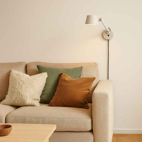 Freelight wandlamp Sovrano - 1 lichts - 61  x 30   cm - beige - vtwonen shop