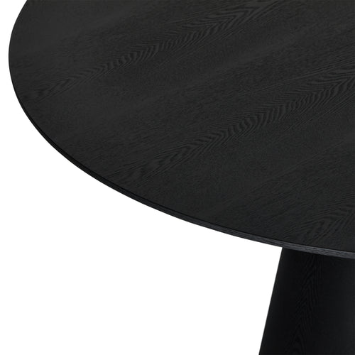 Furnhouse eettafel Tango - Zwart - Ø 120 cm