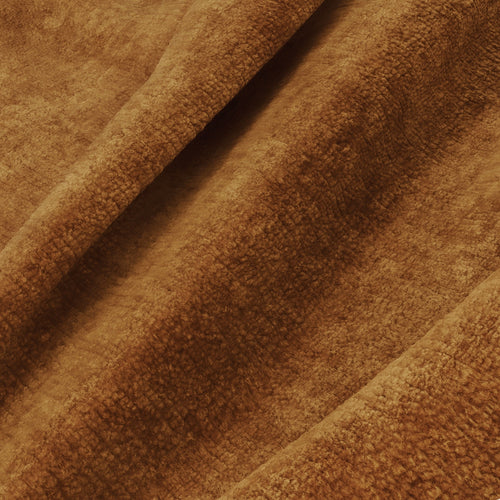 Premium Interiors - Rechthoekige hoekbank LOMI - gewaafd fluweel karamel 272cm