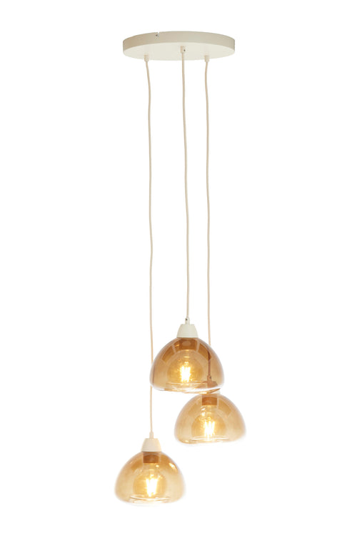 Light & Living hanglamp BISHO - bruin - Ø30x14cm - vtwonen shop