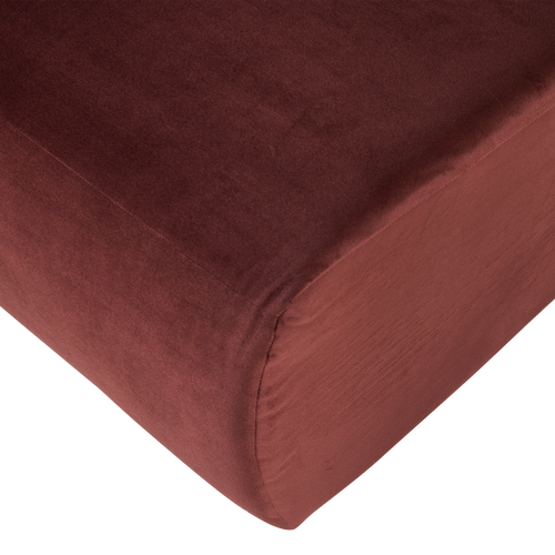 WOOOD 1-zits bank Mojo Base - Velvet - Kastanjebruin - 74x84x97