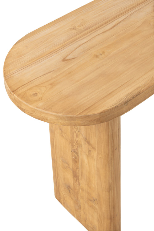 J-Line tafel - Teak hout - naturel - vtwonen shop