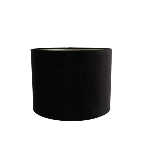 Light & Living lampenkap Velours - zwart - Ø40cm
