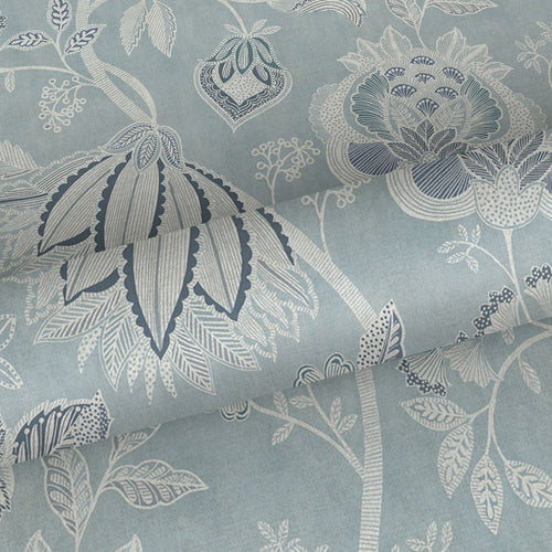 Sanders & Sanders behang bloemen lichtblauw - 53 cm x 10 m - 641008