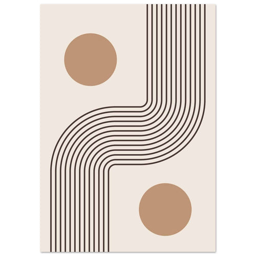 Artfulprints  Boho – Soft symmetry   poster A4 21x29.7 cm - vtwonen shop