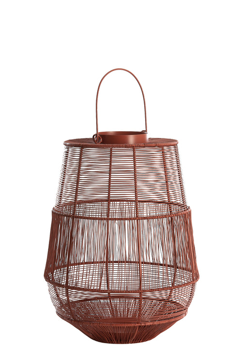 Light & Living windlicht SEZELA - Ø28x38cm - rood