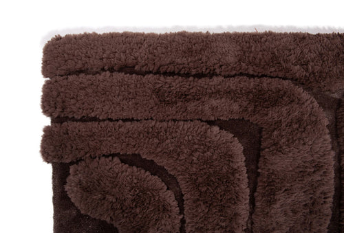 DÉJA Living Vloerkleed Calen - Bruin Stof - 200x290cm