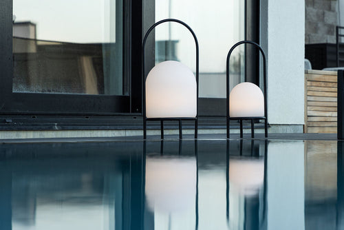 Rebellenclub Tuin Tafellamp Folia - ø26cm - Zwart - vtwonen shop