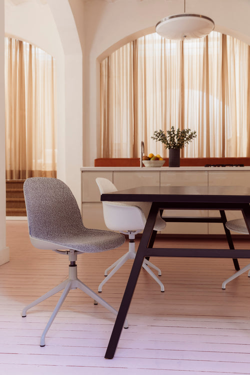 Zuiver Albert Kuip Swivel Stoel Taupe - Set van 2 - vtwonen shop