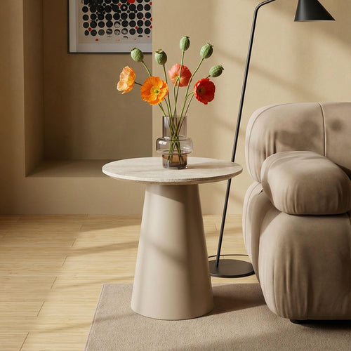 Furnhouse ronde salontafel Tango - Beige - Ø 45 cm