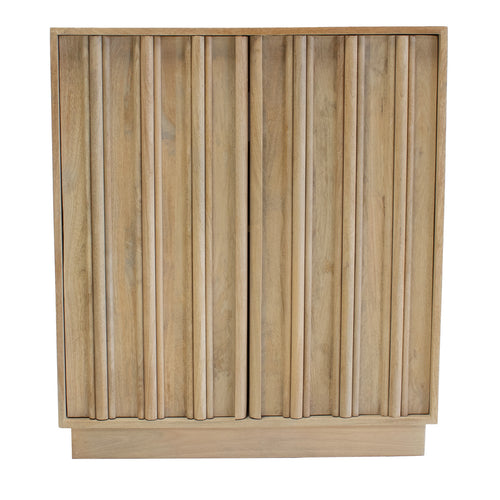 Giga Meubel Dressoir Nika - Mangohout - Naturel - 80x40x91cm - vtwonen shop