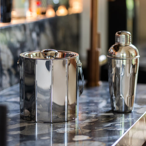 S|P Collection - Ijsemmer 15,5xH17,5cm dubbelwandig zilver Nox