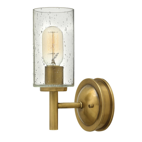 Elstead Collier - 1 lichte wandlamp messing, E27