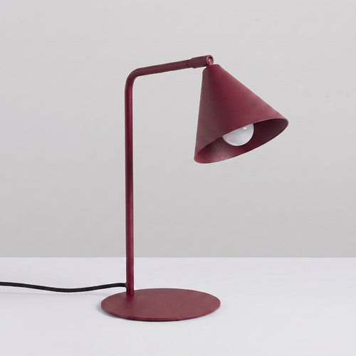 Sollux Lighting Tafellamp NOX bordeaux - 18x18x35cm