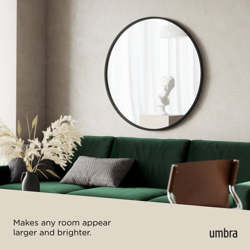 Umbra Hub decoratieve ronde muurspiegel - vtwonen shop