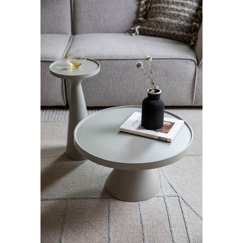 Zuiver Floss Bijzettafel Rond 28 cm Grijs