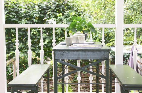 MaximaVida inklapbare bierbank Berlijn 120 x 25 cm olijfgroen - FSC hout - vtwonen shop