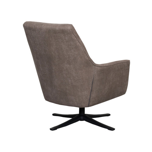 LABEL51 Fauteuil Tod - Taupe Stof - Draaibaar - vtwonen shop