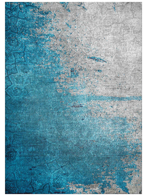 Vloerkleed Jackie And The Fish Concours Sabalan Teal (outlet) 200x295 cm - vtwonen shop