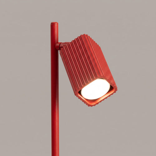 Sollux Lighting Tafellamp RAYO rood - 14,5x14,5x43cm