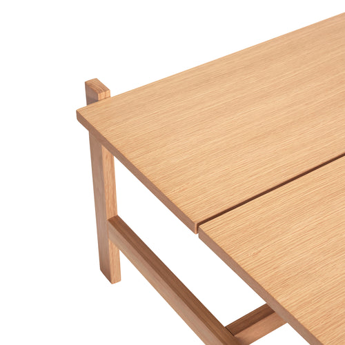 Hübsch salontafel Dash - mdf/okernhouten fineer/eikenhout - 80x80xh47cm