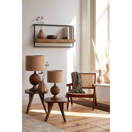 Light & Living wandplank Maddison - bruin - 60x15x30cm