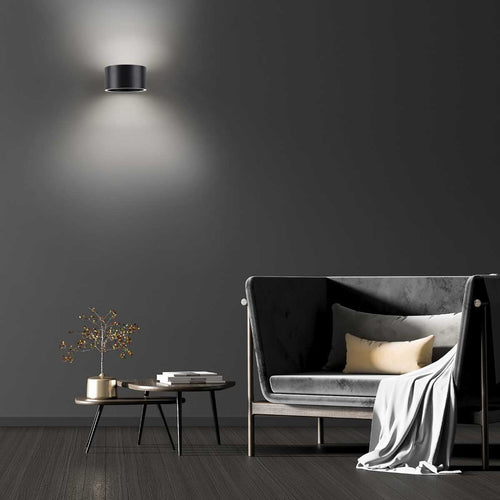 Neuhaus PURE wandlamp Clipse - 2 lichts - 19.7  x 8   cm - antraciet