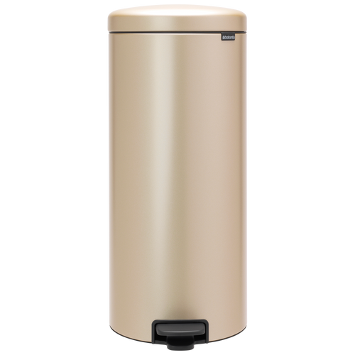 Brabantia NewIcon Pedaalemmer, 30 liter, kunststof binnenemmer - Metallic Gold