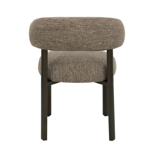 DÉJA Living Eetkamerstoel Alamo - Taupe/Brons - Set van 2