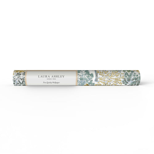 Laura Ashley Vliesbehang - Bernwood geel - vtwonen shop