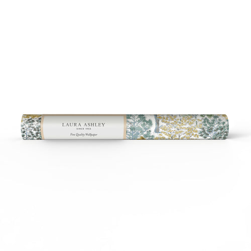 Laura Ashley - Vliesbehang - Bernwood geel