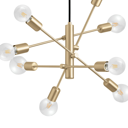 EGLO hanglamp Gradoli 1 - e27 - ø 71 cm - goud - vtwonen shop