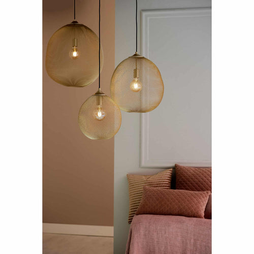 Light & Living hanglamp Moroc - goud - Ø40cm