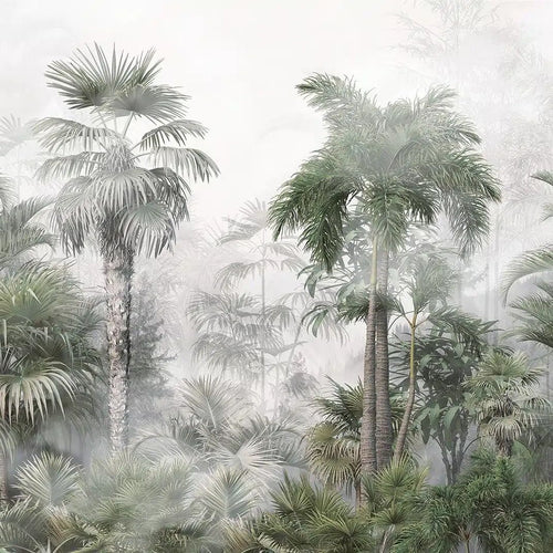 Sanders & Sanders fotobehang jungle-motief groen grijs - 375 x 270 cm - 601429