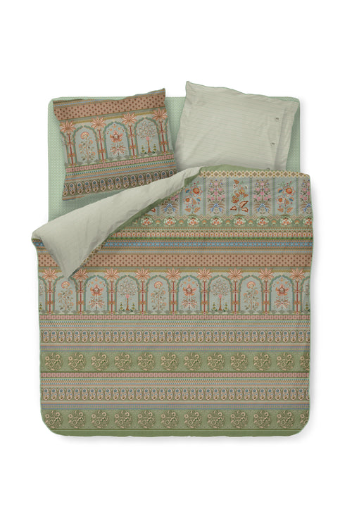 Pip Studio Dekbedovertrek Bollywood Dreams - 260 x 200/220 cm - Groen