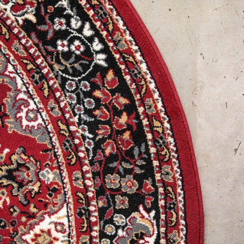 Interieur05 Rond Vintage vloerkleed Nain Perzisch Rood - 100 x 100 cm - vtwonen shop