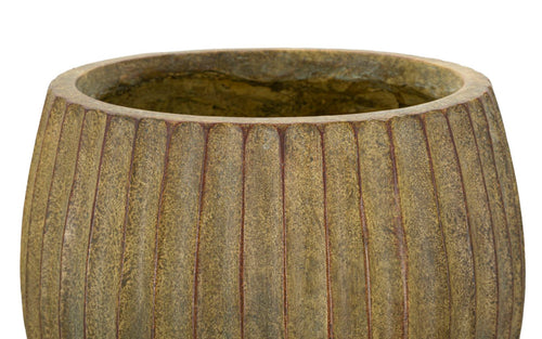 Mauro Ferretti vaas - 25x52,5 cm - groen