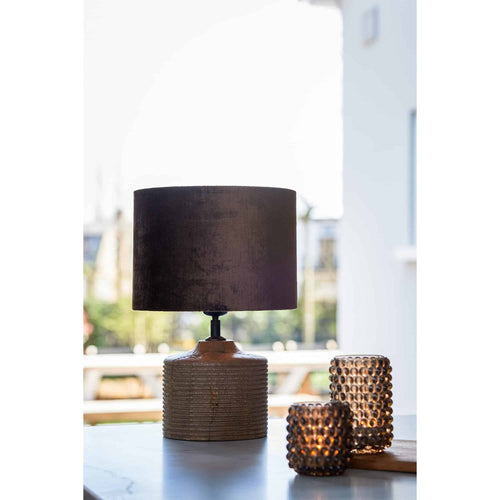 Light & Living lampenkap Gemstone - bruin - 25x25x18cm - vtwonen shop